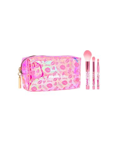 The Plastics Bag and Brush 4pc Combo Set Elevate Your Looks with our Exclusive Vegan Brush Set and Glamorous Collaboration for the Perfect Holiday Makeup