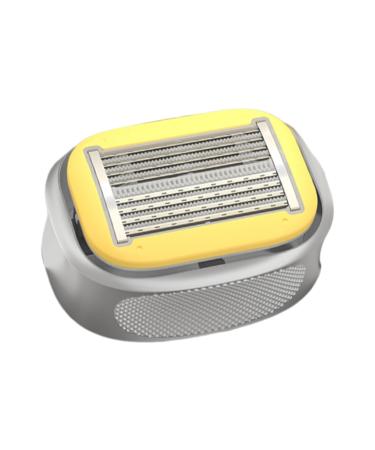 Head Shavers For Bald Headed MenSelf Cutting Trimmer for Head and Beard Waterproof Hair Trimmer Care Kit For Scalp Beard Face Arms Daily Use All Yellow