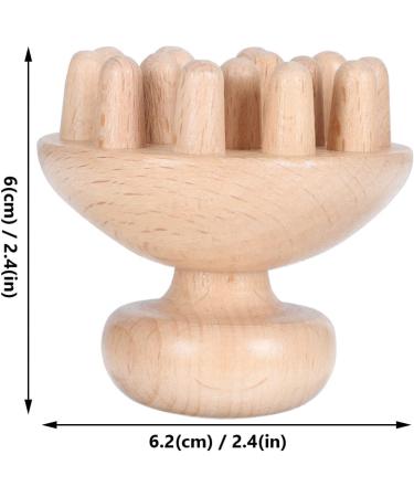 Fomiyes Wood Therapy Mushroom Massage Device | Full Body Maderoterapia Tool for Men & Women | Fungal Wood Therapy Gua Sha Relief - Buy Online on GoSupps.com