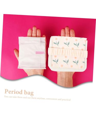 Iwowhero Washable Lipstick Travel Bag for Women | Stylish Period Pad Pocket & Tie Bags - Perfect for On-the-Go! - Buy Online on GoSupps.com