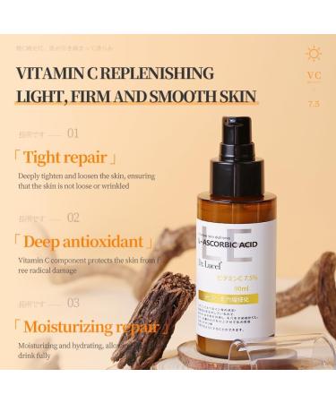 Dr. Lucel 7.5% Vitamin C Brightening Essence Lotion 90ml / with Niacinamide Antioxidant Moisturizing Soothing Skin Evens Skin Tone Reduces Dark Spots Boosts Radiance Improves Overall Complexion - Buy Online on GoSupps.com