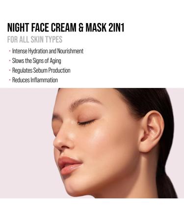 7Days Nourishing Anti-Aging Face Mask - Korean Skincare With Avocado Oil And Shea Butter - Face Moisturizer - Korean Night Beauty Mask - Nighttime Facial Mask - Buy Online on GoSupps.com