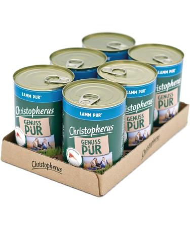 Christopherus Pure Lamb Complete Food for Dogs 6 x 800 g - Buy Online on GoSupps.com