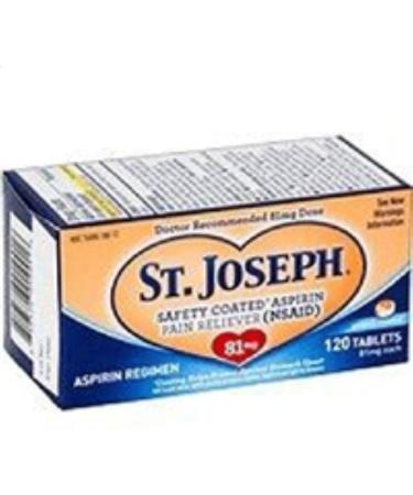 St Joseph Aspirin Tabs 81 Size 120ct St Joseph Aspirin Tabs 120ct