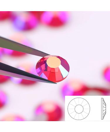 2880pcs Rhinestones & Nail Crystals - SS10 Light Siam for Stunning Nail Art | International Shipping - Buy Online on GoSupps.com