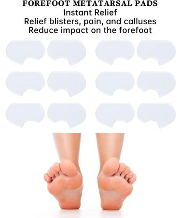 6 Pairs High Heel Foot Cushions - Pain Relief Metatarsal Pads Clear Reusable Inserts for Women & Men - Buy Online on GoSupps.com