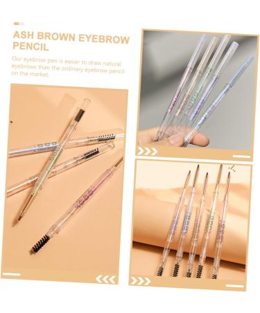 Healeved 5pcs Brow Pencils with Brush Brown Eyebrow Pencil Thin Eyebrow Pencil Eyebrow Makeup Tools Paste - Buy Online on GoSupps.com