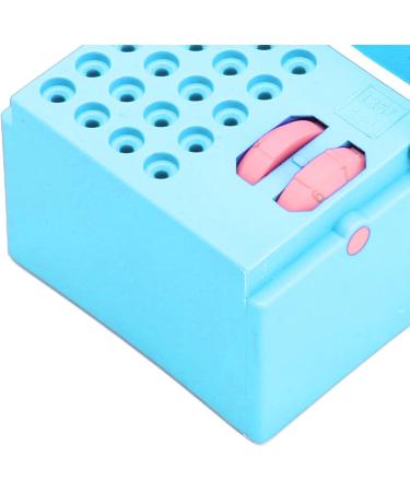 Autoclavable Endodontic File Cleaning Box - Professional Dental Drill Holder with Measuring Scale (Light Blue) | International Shipping - Buy Online on GoSupps.com