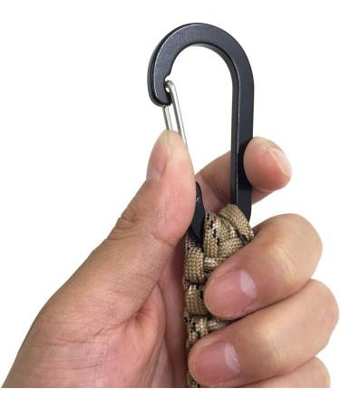 Senhai 5-Piece Paracord Keychain Set with Carabiner | Durable Braided Lanyard Ring Clip for Keys Knives & Flashlights | Perfect for Camping & Hiking | Available in 5 Colors - Buy Online on GoSupps.com