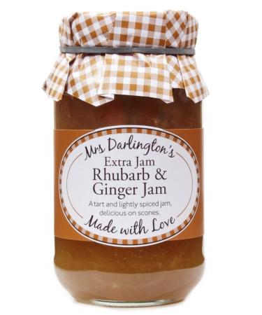 Mrs Darlington's Rhubarb & Ginger Jam 340g - Buy Online on GoSupps.com
