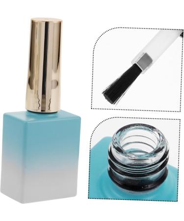  SHERCHPRY SHERCHPRY 8 Piece Refillable Manicure Bottles with Integrated Brush Nail Polish Bottles in Stylish Gradient Blue for Precise Application Travel Use - Buy Online on GoSupps.com