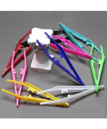 Minkissy 30 Pack Eyebrow Tweezers - Plastic Facial Hair Shaping Tools & Blackhead Tweezers for Precision Grooming - Buy Online on GoSupps.com