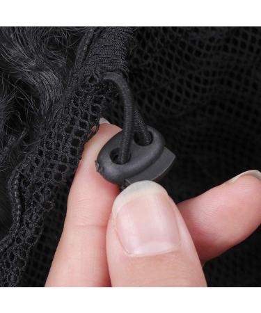 JHZHONG Afro Puff Drawstring Ponytail for Black Women Short Kinky Curly Afro Ponytail Synthetic Hair Afro Bun Drawstring Ponytail for Women(1B-Black/small size(Pack of 2) small size(Pack of 2) Black(1B) - Buy Online on GoSupps.com