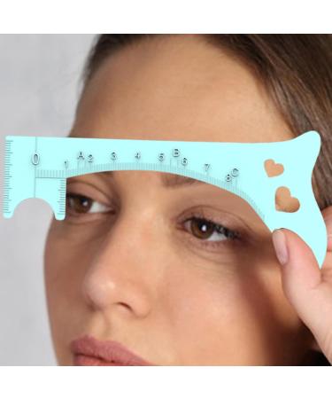 Eyebrow Template | Eye Liner Guide for Eye Brows - Quick Eye Makeup Tool Multifunctional Brow Measuring Eye Makeup Aid for Defined Brow Lip Lines Blue - Buy Online on GoSupps.com