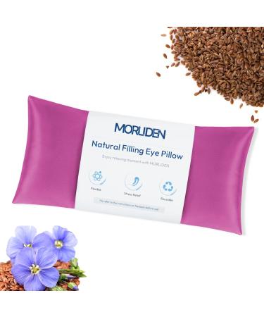Eye Pillows for Relaxation Yoga Eye Pillow for Meditation Microwavable Weighted Eye Pillow for Yoga Moist Heat & Cold Eye Compress No Scent (Rose Red) Rose Red No Scent - Buy Online on GoSupps.com