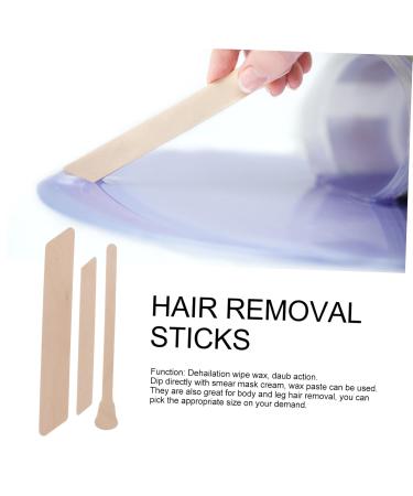 Buy Mikinona 150pcs Wax Stick Applicator for Hair Removal | Face Wax Strips & Makeup Tools - International Shipping Available - Buy Online on GoSupps.com