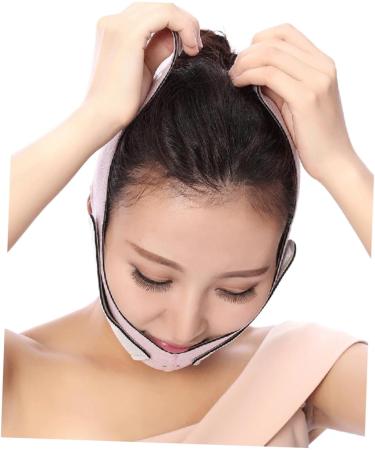 Housoutil 1pc Chin Straps Slim Strap Thin Strap Chin Lift V Shape Neck Lift Facial Lifting Belt Lifting -lifting Artifact Noodles Pink Tight M Pink - Buy Online on GoSupps.com