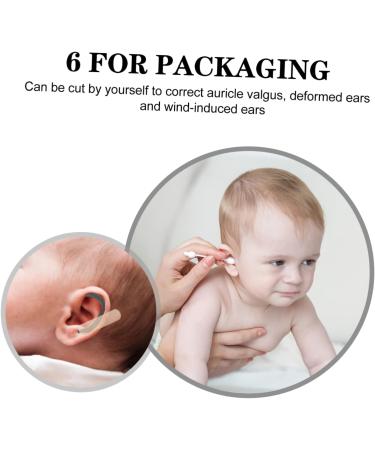 Newborn Must-Haves: 6 Pairs Silicone Auricle Corrector Tools for Ear Muffs & Ear Dryer - Ear Correction Patch for Major Ear Savers - Buy Online on GoSupps.com