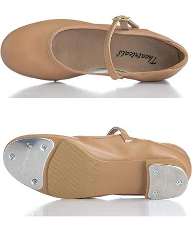 Theatricals Child Slide Buckle Tap Shoes T9200C - Tan | Size 2 Little Kid - Buy Online on GoSupps.com