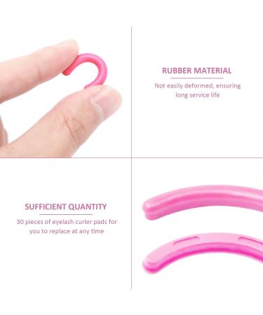 30 Pieces Eyelash Curler Pads Eyelash Curler Replacement Strips Eyelash Curler Replacement Pads Eyelash Curler Refills Tweezers Eyelash Curler Refills (Pink) - Buy Online on GoSupps.com