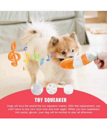 24-Piece Set of Rattles for Sewing | Squeaky Rattle Balls for Cuddly Toys Dogs & Babies - Noise Maker Filling Material - Buy Online on GoSupps.com