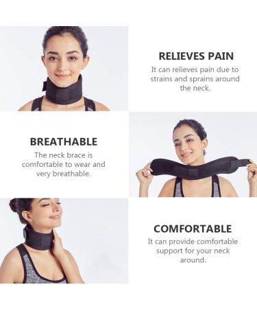 Exceteart Premium Neck Support Collar - Cervical Vertebrae Pain Relief & Stabilization Brace for All Sizes - Buy Online on GoSupps.com