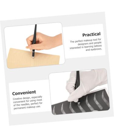 DOITOOL 4pcs Pen Tattooing Makeup Women Tool Needle Portable Professional Microblading Handheld Eyebrow 1 count (Pack of 1) Blackx4pcs - Buy Online on GoSupps.com