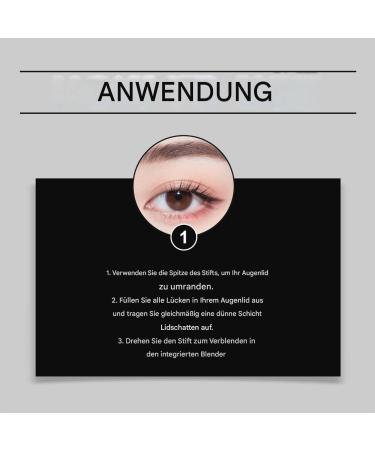  Generisch 2-in-1 sweat-resistant eyeliner pen - Long-lasting - For concerts cosplay weddings commuting carnivals and everyday wear - Buy Online on GoSupps.com