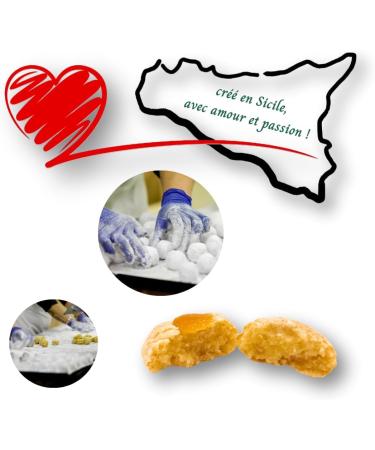 RAREZZE - Sicilian marzipan pastry with ORANGE in a beautiful gift box (gr.400). RAREZZE: Sicilian delicacies cannoli cassate nougats - Buy Online on GoSupps.com