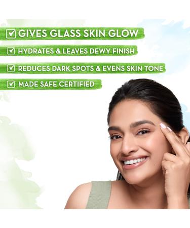 Mamaearth Rice Water Face Serum | 10% Niacinamide & 98% Pure Rice Water | Hydrates Evens Skin Tone & Improves Skin Texture | Lightweight & Fast-Absorbing | For All Skin Types | 1.69 Fl Oz (50ml) - Buy Online on GoSupps.com