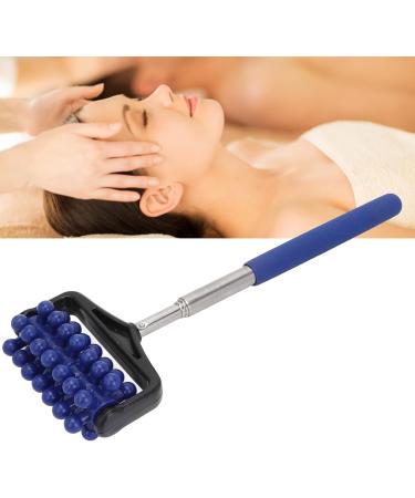 Verdant Touch Adjustable Massage Back Roll - Telescopic Muscle Roller for Relaxation | Dark Blue - Buy Online on GoSupps.com
