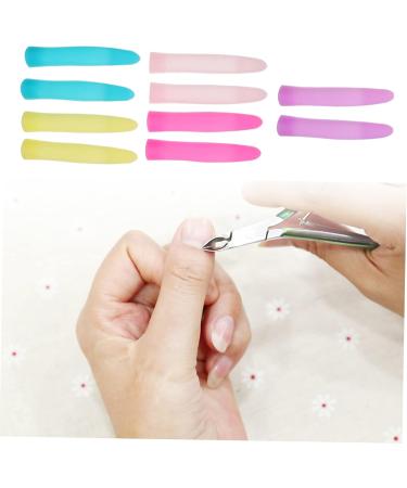 minkissy 5 Pairs Cuticle Nipper Handle Sleeve Cuticle Handle Cover Pedicure Tools Nail Cleaner Art Tools Silicone Scissor Cap Nail Trimmer Manicure Tools Silica Gel Non-Slip Nail Scissors - Buy Online on GoSupps.com