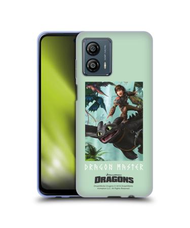 Head Case Designs Officially Licensed How to Train Your Dragon Master II Hiccup and Toothless Soft Gel Case Compatible with Motorola Moto G53 5G
