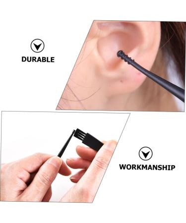 Lurrose Ear Cleaner Kit - Earwax Removal Tool with Rotating Scoop and Steel Pick for Ear Cleaning - Practical Ear Care Set - Buy Online on GoSupps.com