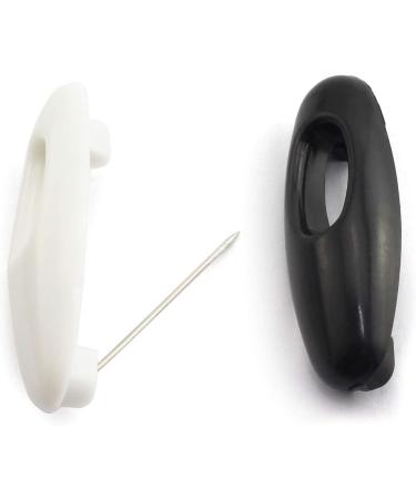 NX Garden Hijab Pin Set - 8 PCS Black and White Safety Pins for Muslim Women Scarf Clip - Buy Online on GoSupps.com