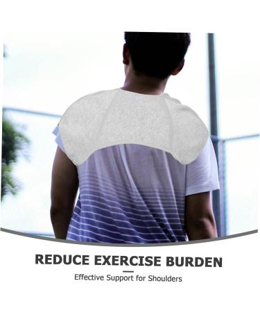 Balacoo Shoulder Protector Shoulder Warp Sleeve Warm Support Protector Workout Shoulder Brace Spandex Grey - Buy Online on GoSupps.com