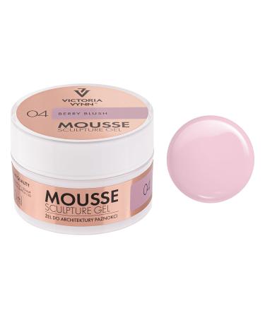 Victoria Vynn MOUSSE SCULPTURE GEL 50ml NEW Thixotropic Gel NEW BERRY BLUSH 04