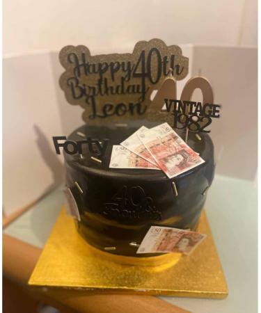 12x 50 Notes Edible Money Pounds Edible Rice Paper Cupcake Toppers Birthday Note - Buy Online on GoSupps.com