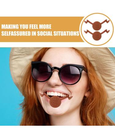 Cabilock Lot de 2 Masseurs Faciaux en Silicone Marron pour Tonification Musculaire Rehausseur de Sourire et Entra neur de Sym trie Faciale Appareil Compact et Doux pour Soin Visage - Buy Online on GoSupps.com