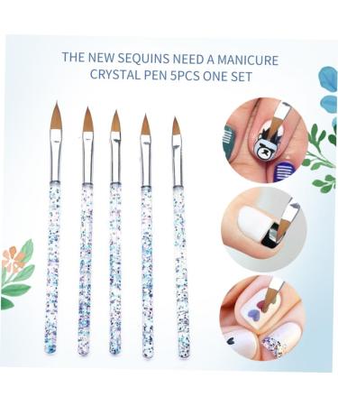 Healeved Sets Nail Pen Nail Art Tips Builder Brush Finger Nail Kit Acrilic Nail Kit Nail Painting Pens Nail Gel Acrylic Nail Brush Nail Art Remover Nails Gel Nail Supplies Manicure - Buy Online on GoSupps.com