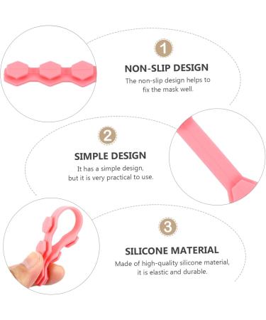 Hapinary 10-Piece Silicone Mask Rope Extensions & Hook Buckles for Comfortable Mask Wear | Adjustable Mask Strap Holders & Earring Accessories - Buy Online on GoSupps.com