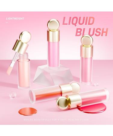 Greyghost 5-Piece Liquid Blush Set - Lightweight and Long-Lasting Cream Blush Collection for Natural Matte Finish - Buy Online on GoSupps.com