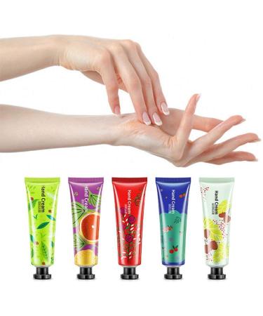 5-Pack Plant Scent Hand Cream | Moisturizing Hand Care for Dry Skin | Anti-Aging & Anti-Chapping Repair - Buy Online on GoSupps.com