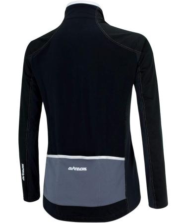 Airtracks Men's Thermal Cycling Jacket - Water-Repellent Breathable Running Jacket 3XL Black-Grey - Comfort Line for Ultimate Performance - Buy Online on GoSupps.com
