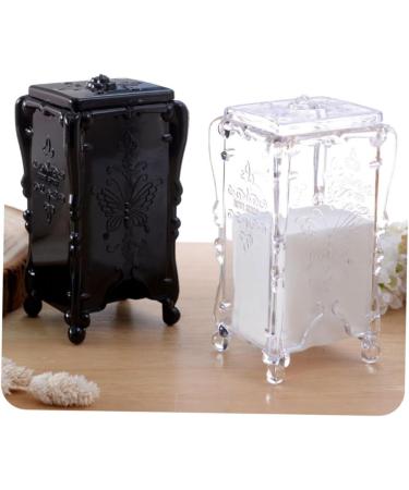 Beaupretty 2pcs Makeup Cotton Holders | Cosmetic Organizer & Nail Remover Storage Case - Perfect for Beauty Enthusiasts - Buy Online on GoSupps.com