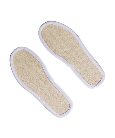 NOLITOY Insoles Plantar Flat Charcoal Shoe Inserts Cushioning Insole Running Inserts Absorption Insole Shoe Insole Neck Brace Thin Support Padded Ah Sole of Foot As Shown Size 3