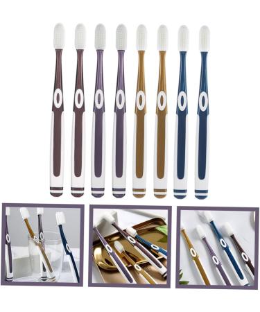 Shop Hapinary 8-Piece Nano Toothbrush Set | Ergonomic Medium Travel Toothbrushes for Adults - Compact & International Shipping Available - Buy Online on GoSupps.com