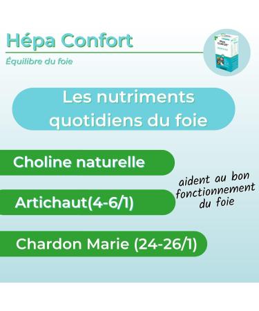 HEPA COMFORT 3 DETOX PHASES for LIVER BALANCE HIGH CONCENTRATION OF NATURAL ACTIVES TOXIN REMOVAL 60 tablets Made i - Buy Online on GoSupps.com