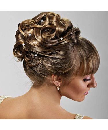 60 Pieces Wedding Hair Spirals - Rhinestone & Pearl Accessories for Bridal DIY Styles - Buy Online on GoSupps.com