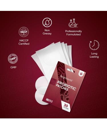 BioCulture Probiotic & Prebiotic Patches - 30 Vegan Patches | Slow-Release & High Absorption | Gut-Friendly Lactobacillus Acidophilus | Convenient Probiotic for Adults - Buy Online on GoSupps.com